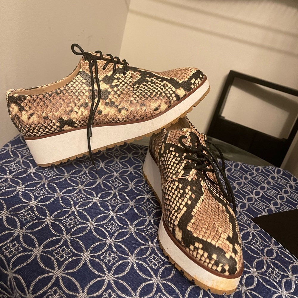 Aldo wedge loafers